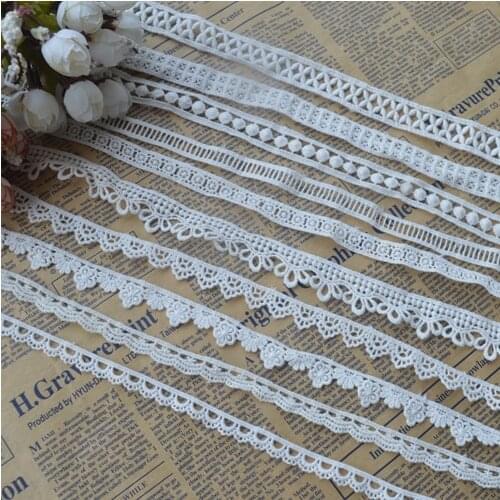 Lace lace openwork DIY hand embroidered tablecloth curtain cloth cotton skirt garment accessories