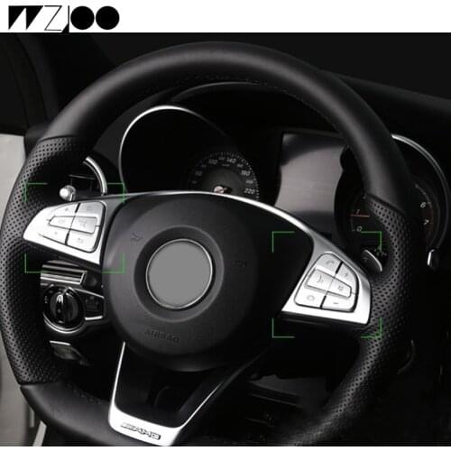 Steering Wheel Window Memory Light Button Switch Trim Cover Sticker For Mercedes Benz A B C E Ml Gl Gla Glk Slk Class W176 W205