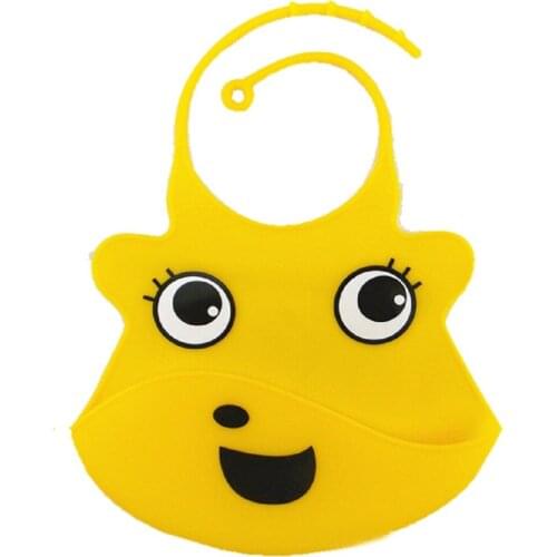 Baby Girl Boy Solid Convenient Silicone Waterproofing Aprons Bib Skin Aprons Bib Breast Milk Silicone Bib AAA Quality