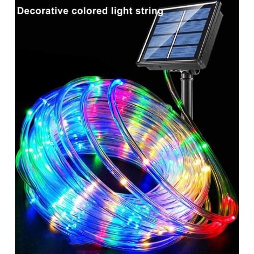 Ambient Light Multi Lighting Modes 100 LED Outdoor Rope Strip Lights for Lawns
