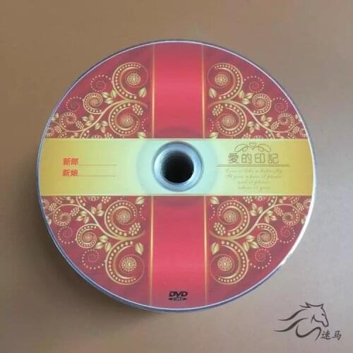 Wholesale 50 discs For Wedding Recording Grade A 8x 8.5 gb Red Printed DVD+R DL Disc