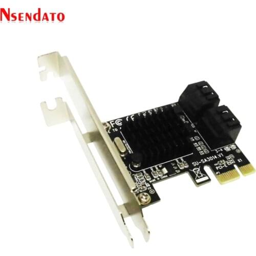 PCIE to SATA 3.0 Card PCI-E Adapter PCI Express to 6G SATA3.0 4 6 Port SATA III Expansion Controller Card for SSD HDD IPFS IDE