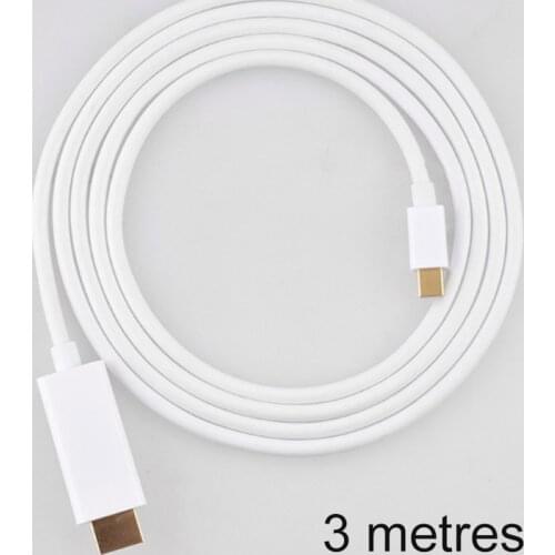 DP To Cables Adapter Thunderbolt Converter Mini Display Port DP TV Converter Adapter Cable for MacBook Pro HDMI-compatible