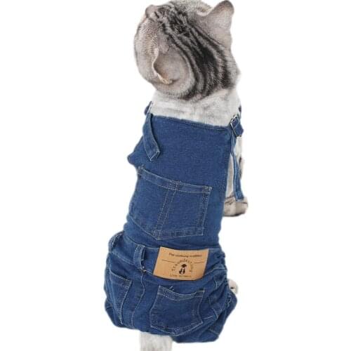 PipiFren Dogs Clothes Overalls Jumpsuit For Pets Coat Outfit Small Dog Cats Costume Yorkshire Spring Ropa para perros Cachorro