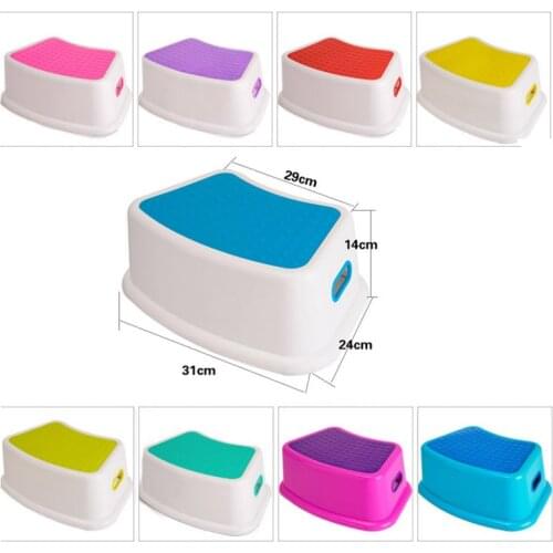 Toilet Squatty Step Stool Plastic Anti-slip Children Chair Kids Stackable Step Stool Aid Helper Kitchen Bathroom Toilet Chair