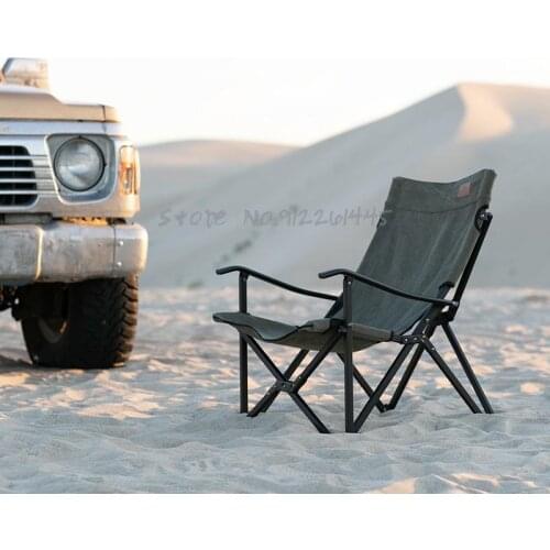 Self-driving Camping Portable Folding Chair Outdoor Campfire Chair Foldable Easy Storage Seat