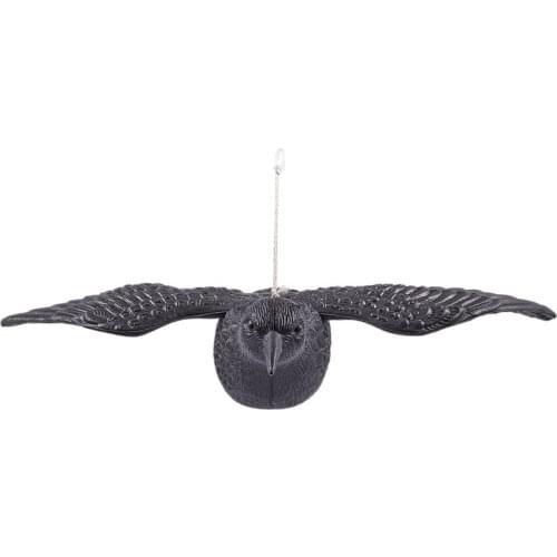 ELOS-Hunting Decoys Black Birds Crow Garden Bird Caller Deter Scarer Scarecrow Mice Pest Control Deterrent Repeller Hunting Good