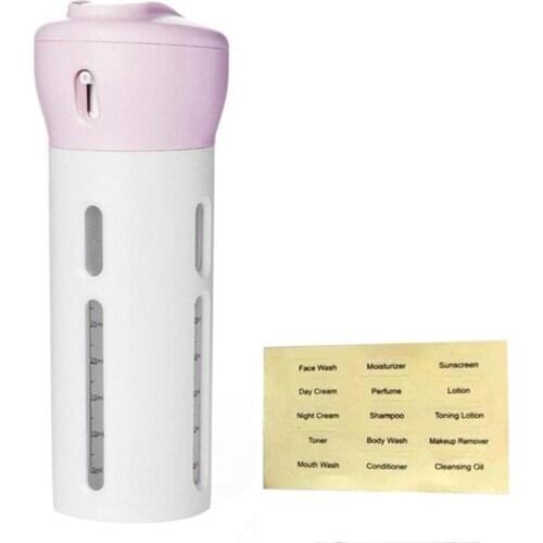 4 in 1 Empty Container Empty Makeup Jars Lotion Cosmetic Bottle Mini Traveler Packing Bottle Kit Plastic Shampoo Storage Box New