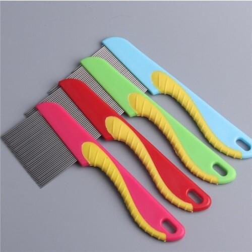 1 Pcs Pet Comb Dog Cat Pet Grooming Hair Removal Hair Tools Supplies Combs Groomer Antishedding Cleaning Plastic Brush Pet Hair