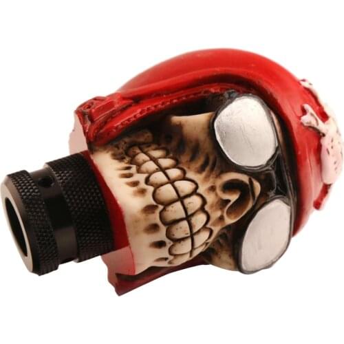 Manual Car Truck Radiator Skull Head Gear Stick Shifter Lever Handle Knob