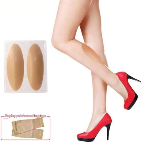 ONEFENG Silicone Leg Onlays Thin O Type Crooked Legs Correctors Soft Self-Adhesive Fix O Legs Make Legs Thicker and Straigh