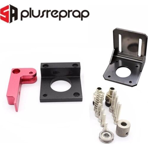 Improved Version Reprap 3D Printer Kit MK8 Full Metal Aluminum Alloy Bowden Extruder 1.75MM With NEMA 17 L Bracket Mount