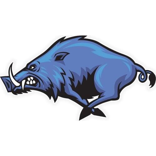 JuYouHui Exterior Accessories Decal Angry Wild Pig Colorful Car Sticker Funny Car Stickers Styling Vinyl Decals PVC