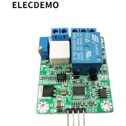 WCS2702 high precision AC and DC current detection sensor module 2A current limiting protection relay serial port
