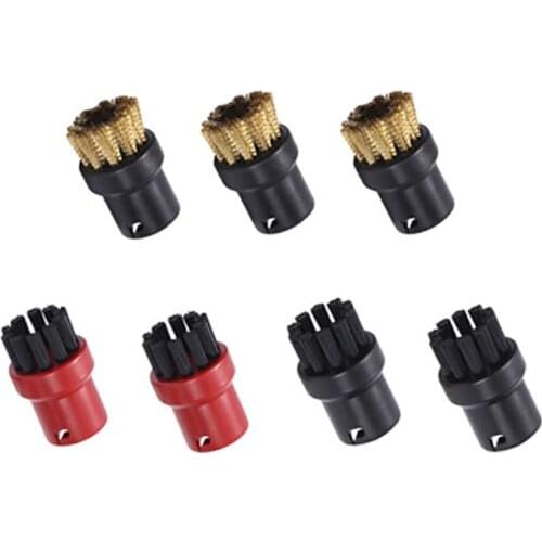 Nozzle Nylon Brass Bristle Brushes for Karcher SC1 SC2 SC3 SC4 SC5 SC7 EasyFix Mop Cloth Rags Steam Cleaner Spare Parts