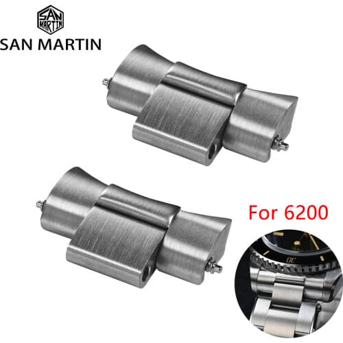 San Martin 6200 and BB58 Female Endlinks 20mm Watch Parts Bracelet Accessories For SN004-G and SN008-G