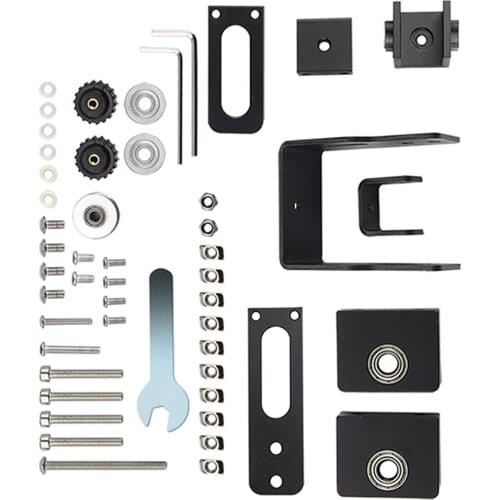 1Set 3D Printer Accessories For Creality CR-10 10S X Axis Synchronous Belt Stretch Y-axis Tensioner 3d Printer Parts Upgrade Kit