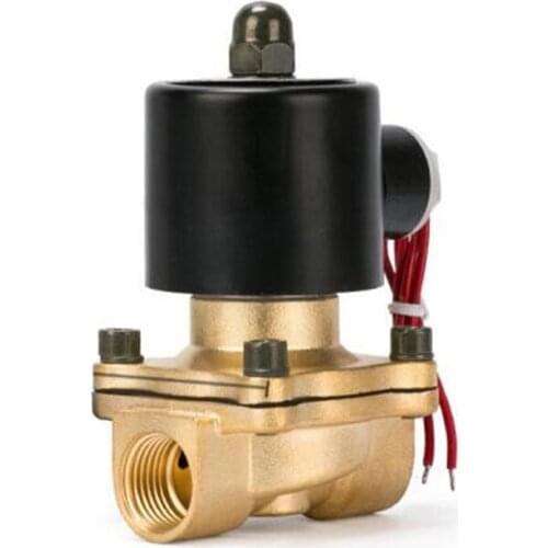 1pcs DN08 DN10 DN15 DN20 DN25 1/4" 3/8" 1/2" 3/4" 1" Solenoid Valve 12V 220V Pneumatic Valve for Water Oil helium gas