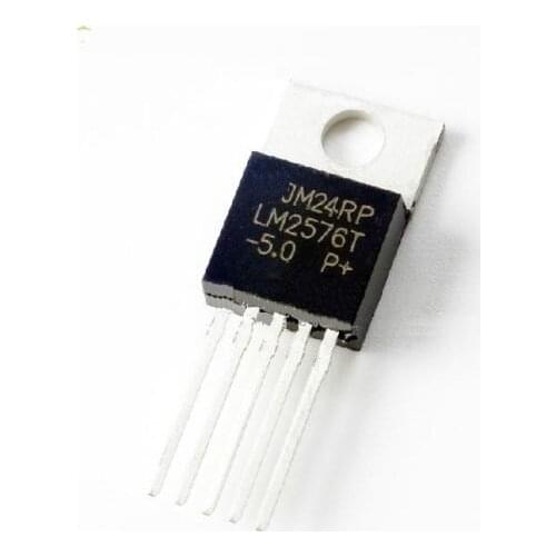 10 PCS LM2576T-5.0 LM2576 IC REG BUCK 5.0V 3A TO220-5 NEW