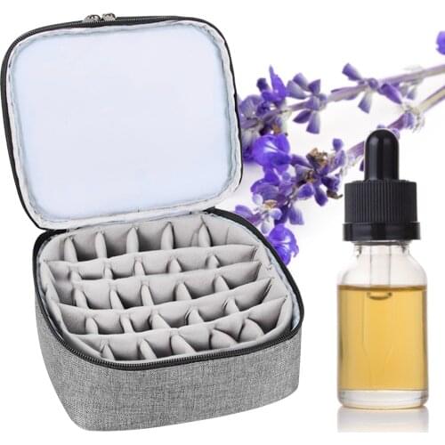 30 Grid Nail Polish Storage Bag Portable 30 Bottles Storage Box Organizer #W0