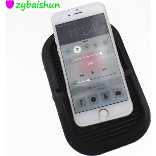 Car Interior Accessories phone Anti-Slip Mat for Universal car Mobile Phone Pad GPS for Hyundai ix35 iX45 iX25 i20 i30 Sonata