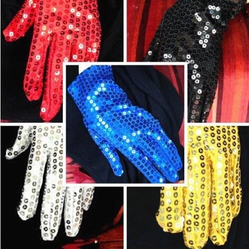 Sparkly Glitter Sequin gloves Adults Children gloves Unisex Disco Hen Party Stage Dance gloves Fancy Dress Magic