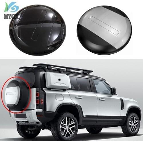 For Land Rover Defender 110 130 2020 ABS 2 Styles Car Rear Spare Tire Protective Cover Car Accessories