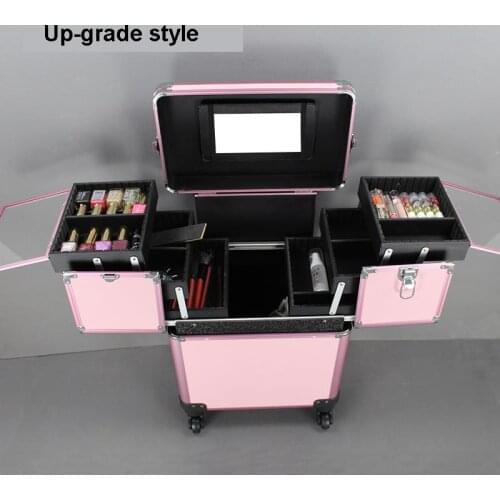 TRAVEL TALE women beauty case make up bag koffer cosmetic box nail bag