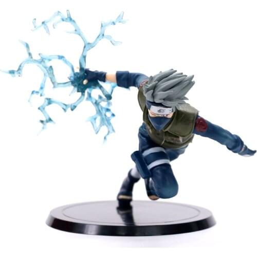 13cm Anime Naruto Hatake Kakashi Manga Figurines Statue PVC Action Figure Puppets Model Toys Desk Decoration