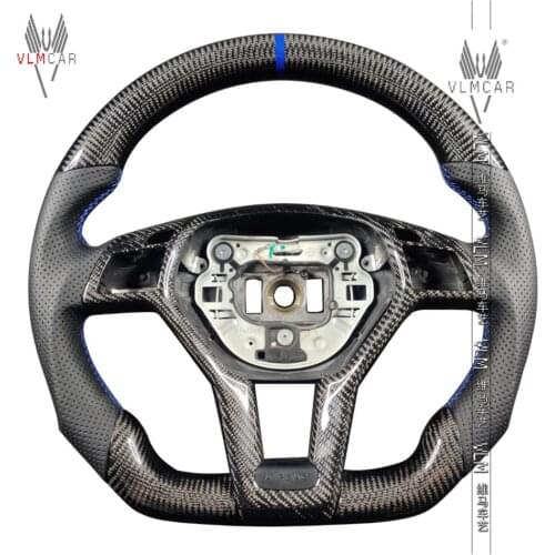 Private custom carbon fiber steering wheel for C-class W204 E-class W212