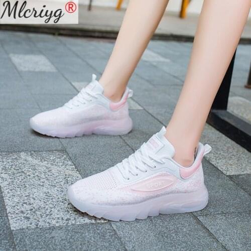 High Quality Women Shoes Sneakers Women Vulcanized Shoes Casual Flat Shoes White Mesh Soft Walking Footwear Zapatillas De Hombre