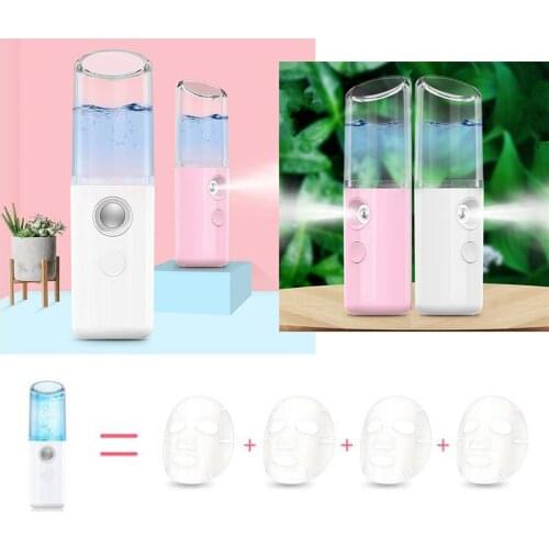 Nano Sprayer Facial Moisturizing Beauty Steamer Instrument USB Charging Portable Facial Atomization Device Beauty Tool