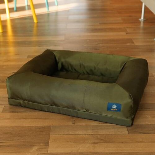 Orthopedic Memory Foam Dog Bed Lounge Sofa Durable Removable Cover with Free Waterproof Liner and Anti-Slip Bottom for Small dog