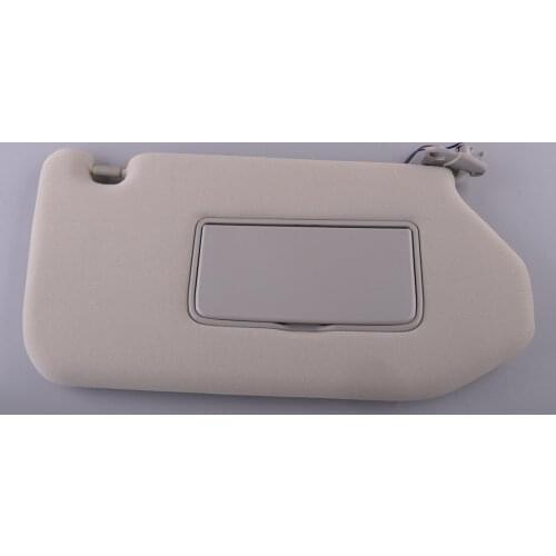 Right Side Grey Sun Visor With Vanity Light Fit For Nissan Pathfinder Infiniti QX60 JX35 96400-9PB0A 964009PB0A 96400 9PB0A