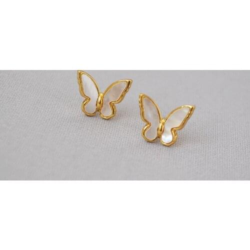 Earrings for Women Jewelry pendientes Shell Butterfly Stud Earrings Women 2020 Trend Christmas Gift