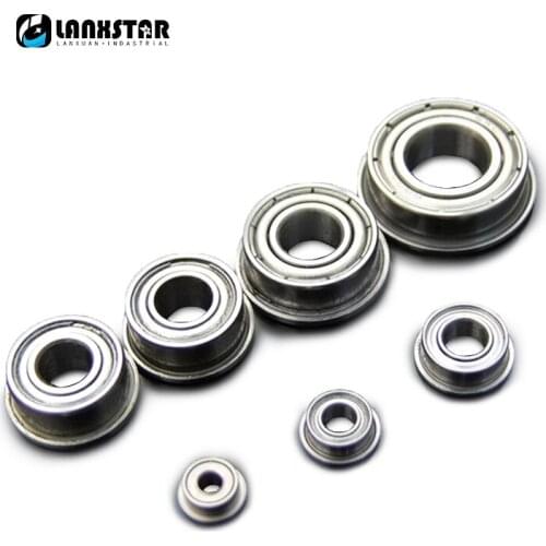 Wide Band Edge Bearing For 4WD Model Motor Flange with Side Bearings DIY RC Models Robot Belt Driving Connect Bearings