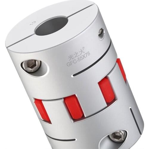 Shaft Couplings GFC Aluminum Outer Diameter 25mm Length 30mm Coupler Jaw Plum-type Clamping GND