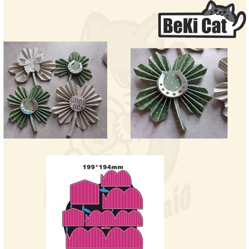 Klavertje 3 en 4 cutting die file Original Stencils for DIY Scrapbooking photo album Decorative DIY Paper Cards