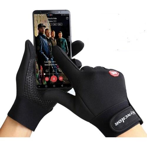 Outdoor riding gloves waterproof touch-screen zipper mens women warm-keeping warm-keeping wind-proof mountain-climbing skiing