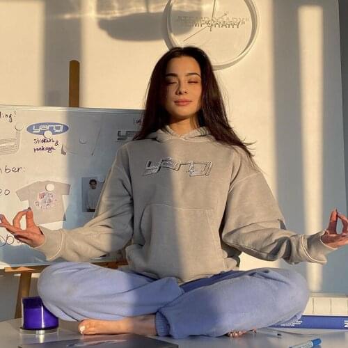 YEMOCILE Women's Sweatshirts With Inscriptions