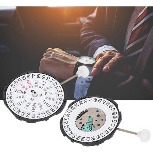 SL28 Three Hands Quartz Movement Date Watch Wristwatch Parts Repair Accessory Watch Repair Tool for Watchmaker b