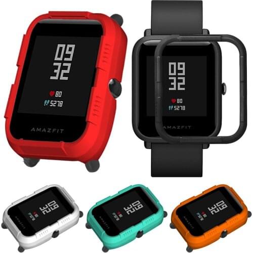 Smart Watch Colorful PC Case Cover Protect Shell For Xiaomi Huami Amazfit Bip Youth Watch Protective Case Cover Accessories