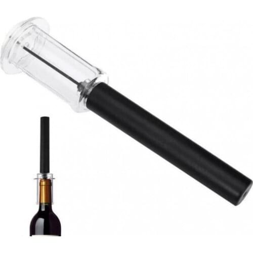 1PC Air Pressure Type Wine Bottle Opener Stainless Steel Pin Type Bottle Pumps Corkscrew Cork Out Tool Red Wine Opener OK 0974