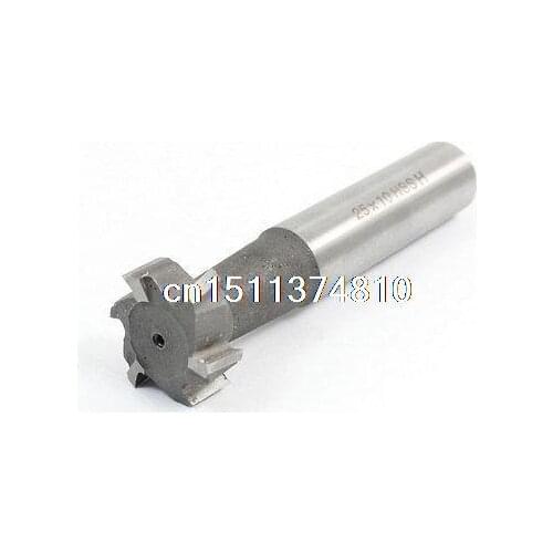 10mm Cutting Depth HSS 6 Flutes T Slot End Mill Milling Cutter Tool