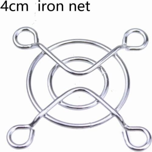100pcs Gdstime 4cm Iron Net 40mm Metal Steel Grill Protector Cover Finger Guard Used for 40x40mm PC Cooling Fan wholesale