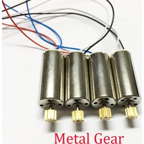 4pcs Motor Engine with Metal Gear Set for Hubsan H507A X4 Star Pro RC Quadcopter Spare Parts Accessories