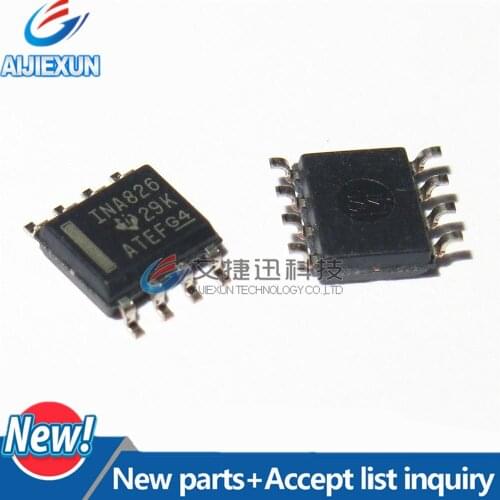 5Pcs in stock INA826AIDR INA826 OP8 Precision, 200-uA Supply Current, 2.7-V to 36-V Supply 100% New and original