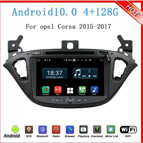 8" two din car dvd player for opel CORSA 2015 2016 android 9.0 car multimedia audio autoradio wifi RAM 4G RDS ROM 64G headunit