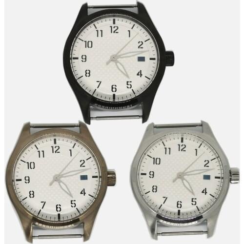 Watch Accessories 316 Stainless Steel Case Seal The Bottom Add Dial And Hands Mineral Glass Fit NH35 Automatic Movement