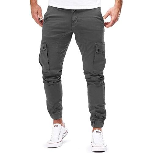 Men Cargo Military Pants Autumn Casual Skinny Pants Army Long Trousers Joggers Sweatpants 2021 Sportswear Camo Pants Trendy